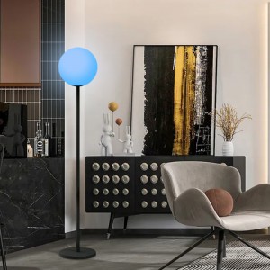 Lampadaire RVB moderne avec gradation pour le salon chambre à coucher à la chambre à coucher décor de la lampe d\'adme Dimmable avec télécommande